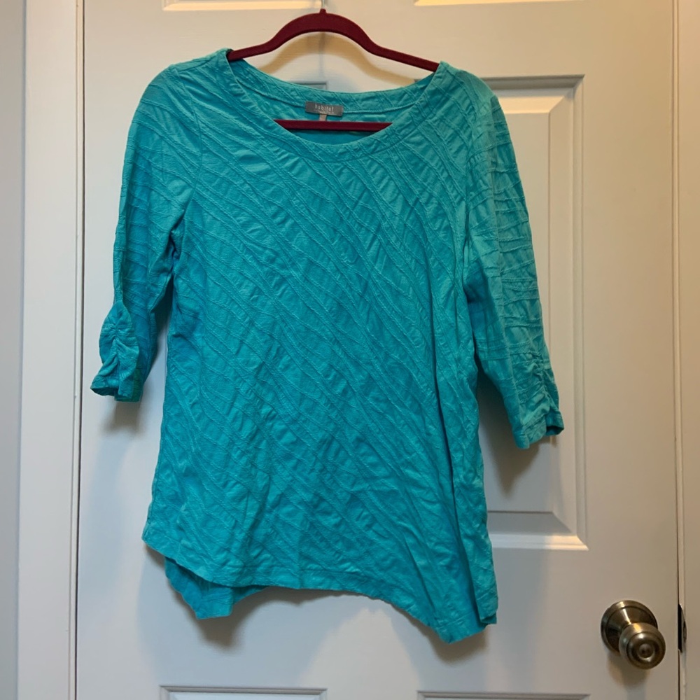 Habitat Aqua Textured Blouse